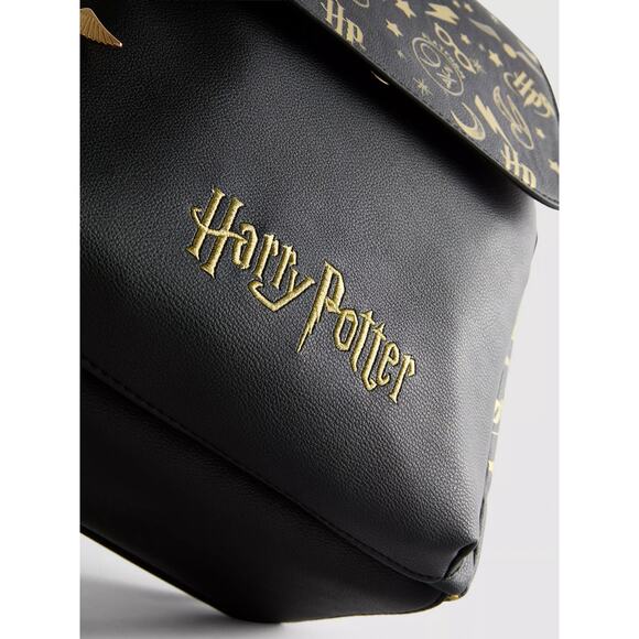 NEW Primark x Harry Potter Black and Gold Backpack main image 12